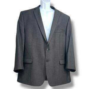 CALVIN KLEIN Mens 100% Wool Summer Weight Sport Coat Blazer Suit Jacket 46R NWOT